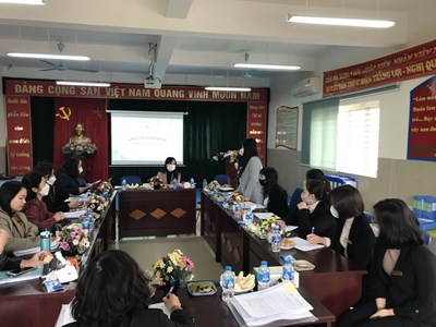 Trường MN Bắc Biên đón Đoàn đánh giá ngoài về khảo sát chính thức  đánh giá chất lượng giáo dục 