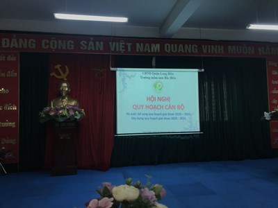Trường mầm non Bắc Biên  tổ chức hội nghị rà soát, bổ sung quy hoạch giai đoạn 2020- 2025; Xây dựng quy hoạch giai đoạn 2026- 2031.
