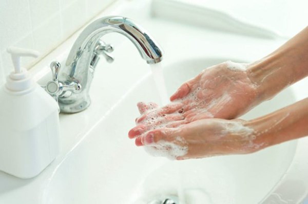 KNS: Luyện tập rửa tay bằng xà phòng