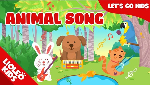 HĐC: Bé học hát về các loài động vật.