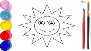Tạo hình: Vẽ ông mặt trời