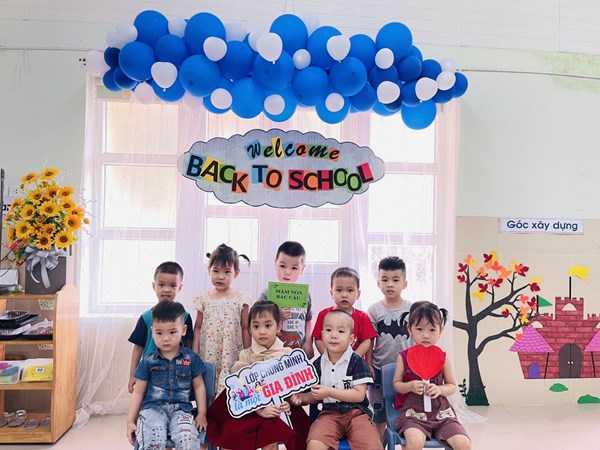 Ngày học đầu tiên của các bé Trường mầm non Bắc Cầu - Năm học 2021-2022