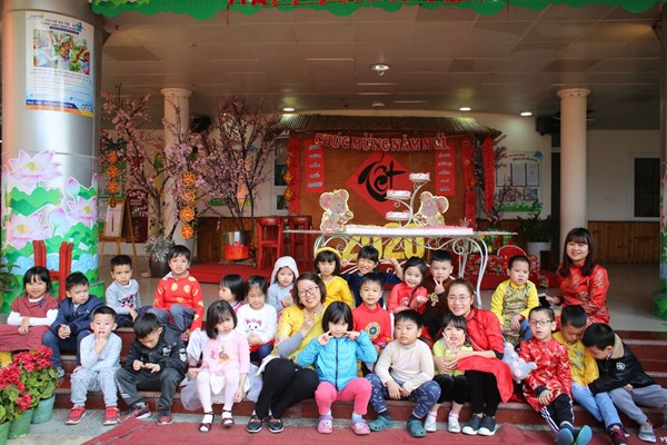Hôm nay, ngày 30 tháng 1 năm 2020 Trường MN CLC Đô Thị Sài Đồng tổ chức chương trình Chào xuân và liên hoan chúng cháu vui khỏe.