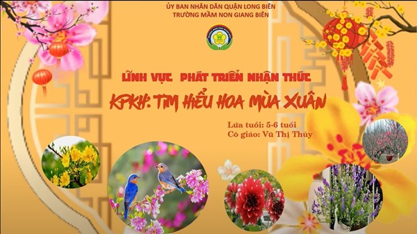 KPKH: Tìm hiểu hoa mùa xuân