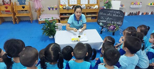 Cùng các bạn nhỏ lớp mẫu giáo bé C3 tham gia hội giảng chào mừng ngày Nhà giáo Việt Nam 20 -11