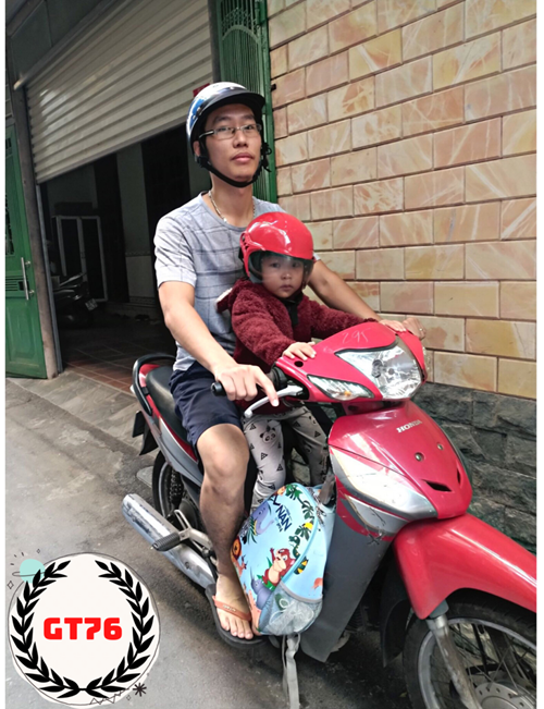 SBD: 76 - Bé: Tú Linh - Cuộc thi ảnh  Gia đình bé với an toàn giao thông 