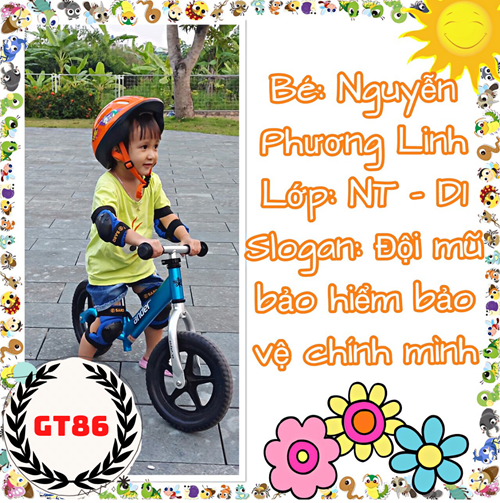 SBD: 86 - Bé: Nguyễn Phương Linh - Cuộc thi ảnh  Gia đình bé với an toàn giao thông 