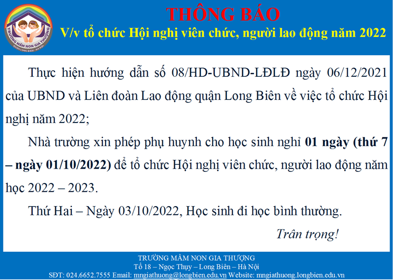 <a href="/thong-bao/thong-bao-ve-viec-to-chuc-hoi-nghi-vien-chuc-nguoi-lao-dong-nam-2022/ct/6221/537898">Thông báo về việc tổ chức Hội nghị viên chức,<span class=bacham>...</span></a>