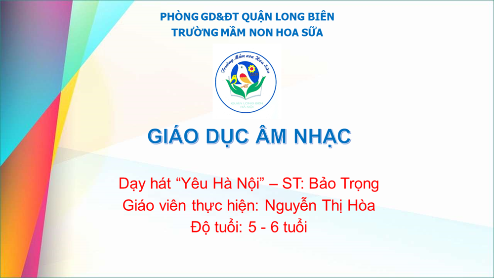 Dạy hát Yêu Hà Nội
