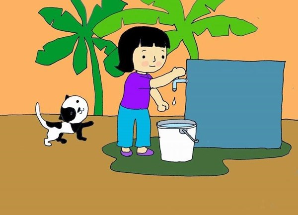Dạy bé cách tiết kiệm điện nước