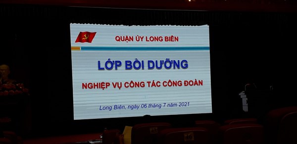 Trường mầm non Long Biên tham dự lớp bồi dưỡng nghiệp vụ  công tác Công đoàn
