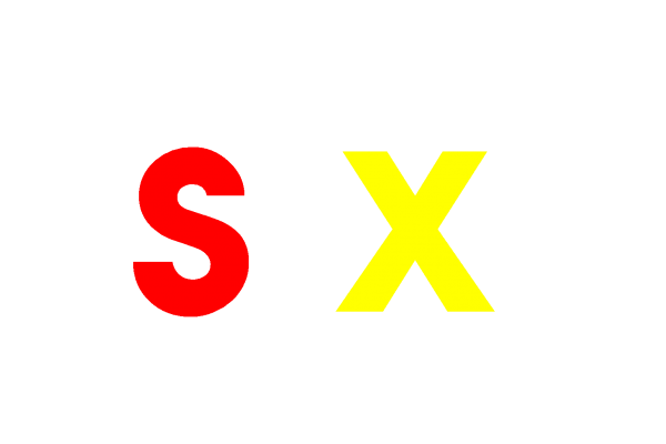 Trò chơi với chữ cái s, x