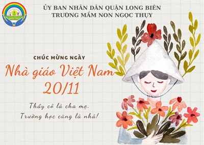 Bé ngoan tháng 11 - Chúc mừng Ngày nhà giáo Việt Nam