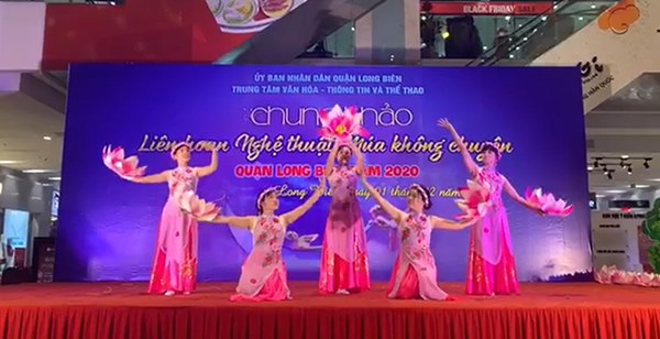 Trường MN Phúc Lợi tham gia Liên hoan nghệ thuật  múa không chuyên quận Long Biên năm 2020