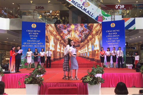 Công đoàn MN Phúc Lợi tham gia  Hội thi “Nét đẹp văn hóa công sở” quận Long Biên