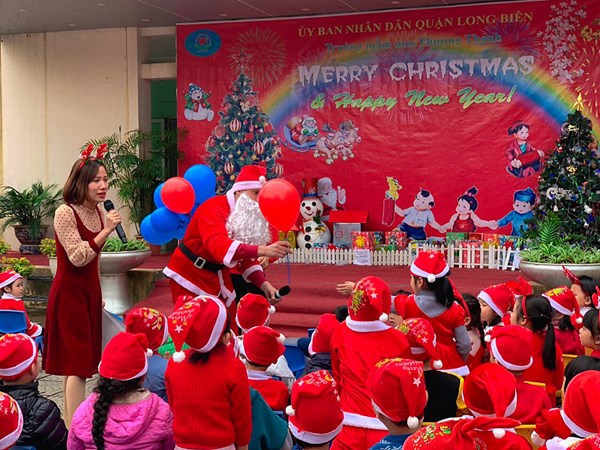  Tưng bừng đón Giáng Sinh 2020 Mùa Noel yêu thương cùng các bé trường Mầm non Thượng Thanh