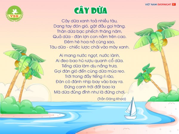Bài thơ Cây dừa