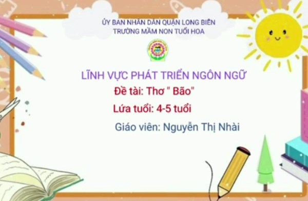Video bài giảng: Thơ Bão _Khối MGN