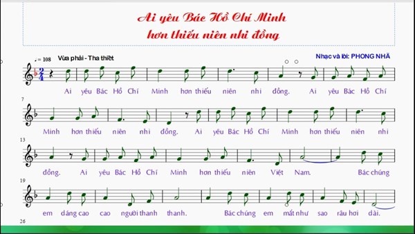 Bài hát: Ai yêu Bác Hồ Chí Minh hơn thiếu niên nhi đồng