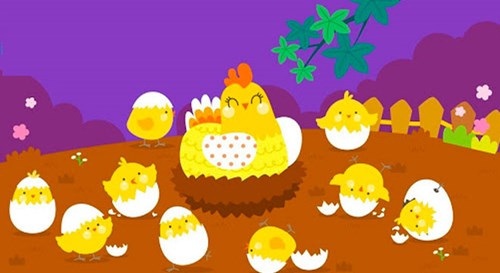 Bài thơ cho trẻ mầm non: Mười quả trứng tròn