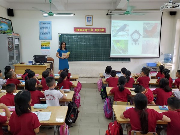 Trường tiểu học Ái Mộ A tiếp tục triển khai dạy học theo định hướng phát triển năng lực và phẩm chất của học sinh trong năm học 2019 - 2020