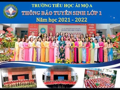 Trường Tiểu học Ái Mộ A thông báo tuyển sinh năm học 2021-2022