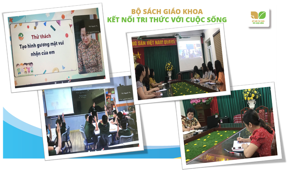 Giáo viên trường Tiểu học Ái Mộ A tham dự tập huấn sử dụng sách giáo khoa lớp 3 mới năm học 2022-2023.