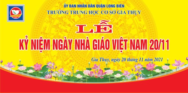 Trường THCS Gia Thuỵ tri ân thầy cô nhân ngày Nhà giáo Việt Nam 2021
