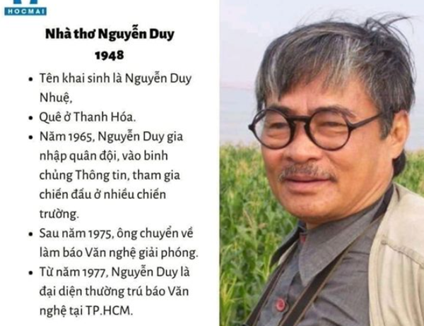 Nhà thơ Nguyễn Duy