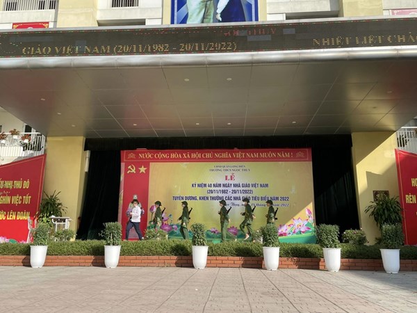 Hội thi văn nghệ chào mừng Kỉ niệm 40 năm ngày Nhà giáo Việt Nam (20/11/1982 - 20/11/2022)