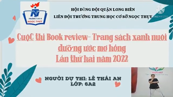 Bài dự thi Book review - Lê Thái An - Chi đội 6A2