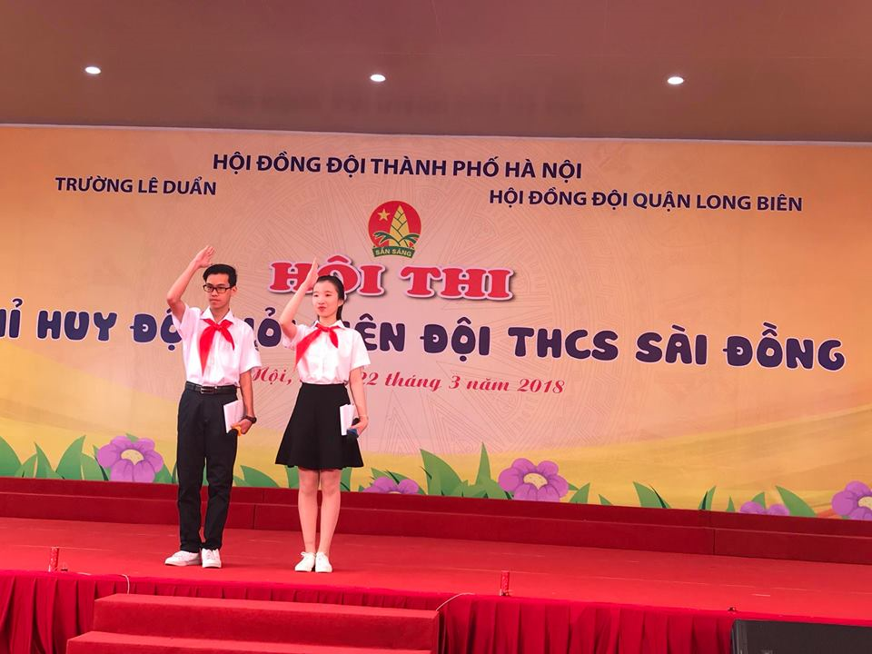 Mô hình điểm Chỉ huy đội giỏi cấp Thành Phố năm 2018 tại Liên Đội THCS Sài Đồng - Quận Long Biên 