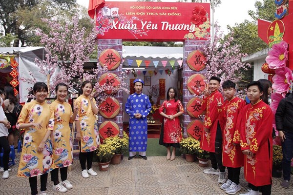 Trường THCS Sài Đồng tham dự ngày hội mùa xuân ước mơ tuổi thơ lần thứ XII cấp Thành Phố .