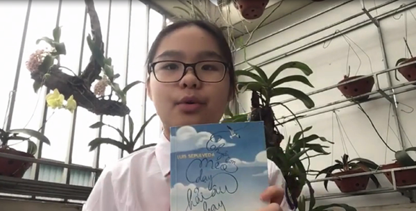 Phần trình bày Book review của Nguyễn Hương Giang lớp 8A10 trường THCS Sài Đồng
