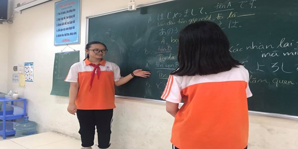Nguyễn Hà Vy – Lớp trưởng năng động , đáng yêu của chi đội 7A6  trường THCS Sài Đồng 