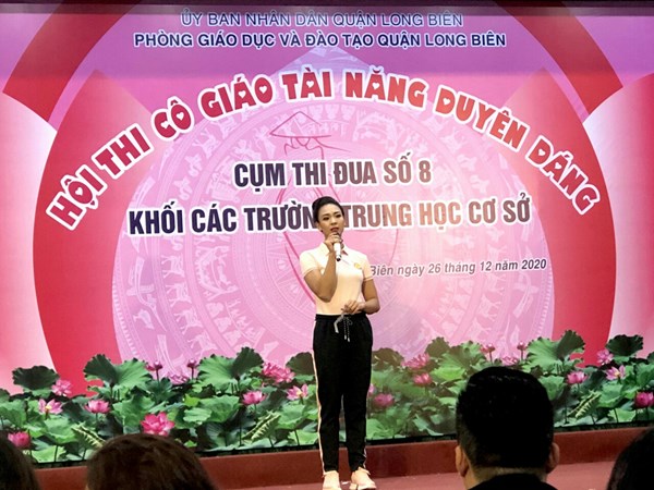 Cô giáo Vũ Thanh Tuyền với hội thi “Cô giáo tài năng duyên dáng”