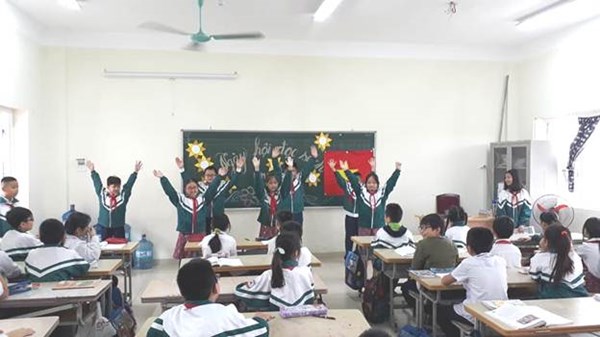 Trường Tiểu học Đức Giang tổ chức ngày hội đọc sách năm học 2017- 2018
