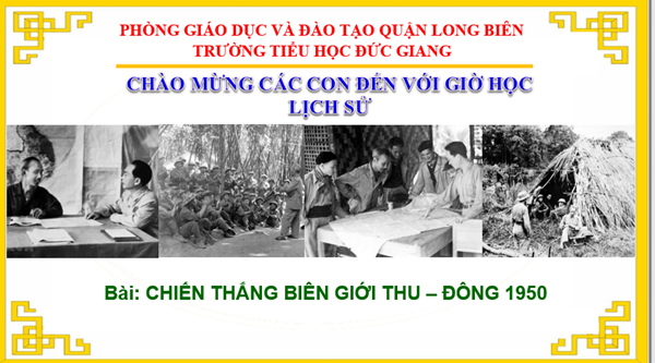 Lê Thị Mai - Bài: Chiến thắng Biên giới Thu đông 1950