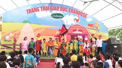 Màn biểu diễn thời trang độc đáo được diễn ra trong dịp Trường Tiểu học Gia Thượng tổ chức dã ngoại tại EraHouse