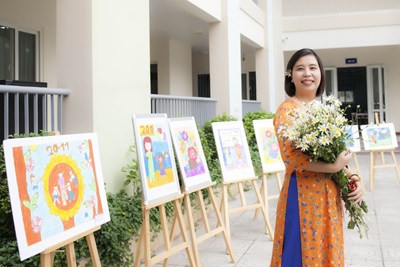 Cô giáo Nguyễn Thị Phương Lan - Cô giáo tài năng và mẫu mực.