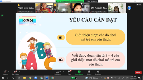 Chuyên đề dạy học trực tuyến môn Tiếng Việt lớp 2