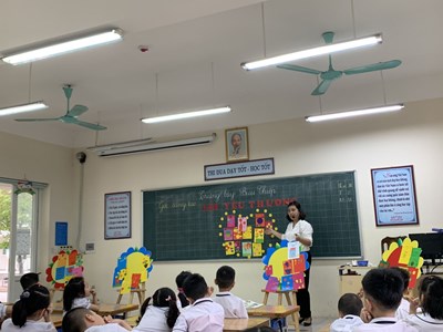 Phát huy tính sáng tạo của học sinh lớp Một qua giờ học Tiếng Việt