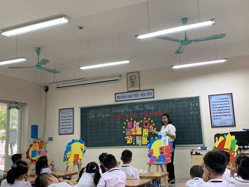 Phát huy tính sáng tạo của học sinh lớp Một qua giờ học Tiếng Việt