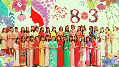 Trường Tiểu học Gia Thượng hướng ứng Tuần lễ áo dài tôn vinh vẻ đẹp của áo dài và người phụ nữ Việt Nam