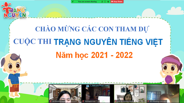 Trường Tiểu học Gia Thượng tổ chức thành công cuộc thi “Trạng nguyên Tiếng Việt” vòng thi Hội (cấp Thành phố) Năm học 2021 – 2022
