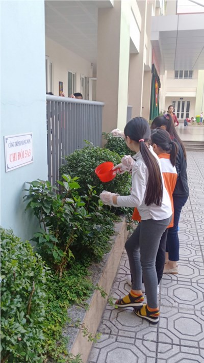 “Ngày hội vệ sinh trường học” trước thềm năm mới - xuân Kỉ Hợi - 2019
