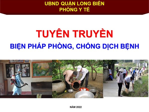Bài tuyên truyền các biện pháp phòng, chống dịch bệnh của phòng y tế quận Long Biên