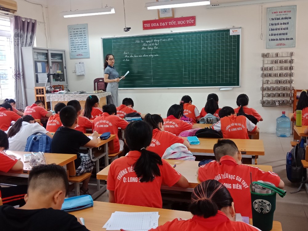 Tổ chức khảo sát môn Toán, Tiếng Việt, Tiếng Anh cho học sinh lớp 5
