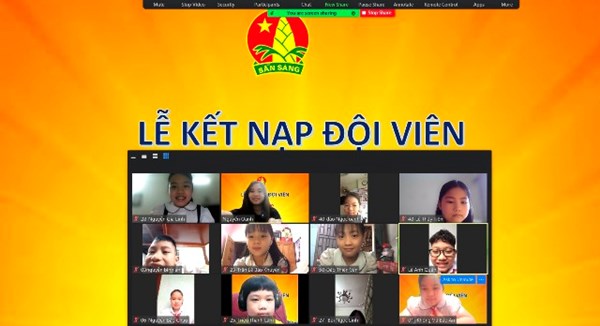 Liên đội trường Tiểu học Gia Thụy tổ chức kết nạp Đội  Chào mừng 91 năm ngày thành lập Đoàn TNCS Hồ Chí Minh