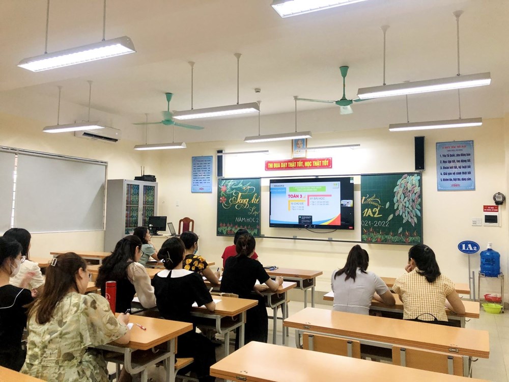 Trường Tiểu học Lê Quý Đôn tham gia tập huấn SGK lớp 3 năm học 2022-2023.